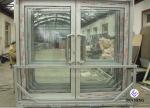 Outdoor Event Tent Single Tempered Saftety Glass Aluminum Alloy Casement Door