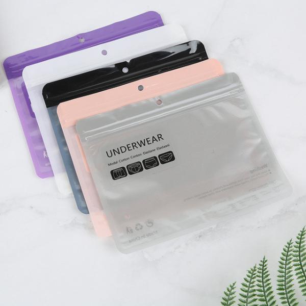 Underwear plastic packaging bag men women general self sealing mylar bag