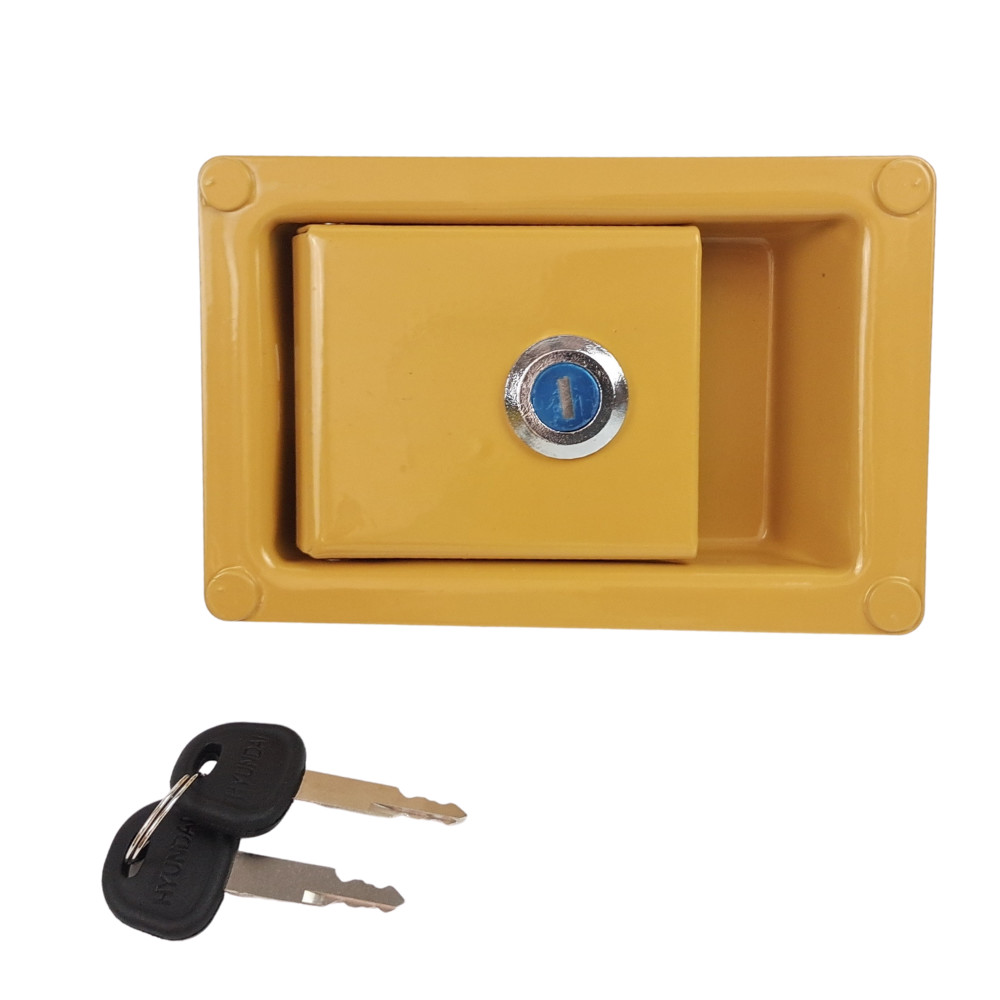 Excavator Hydraulic Pump Side Door Latch 11*17CM Side Cover Lock For KATO KOMATSU KOBLCO