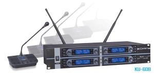 Wholesale UHF eight channels wireless conference microphone KU-608 from china suppliers
