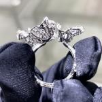18k Radiant Shape Luxury Design Ring Lab Grown Pink Diamond Ring Beautiful