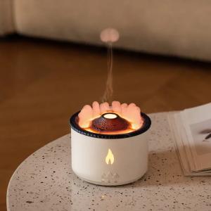 Wholesale HOMEFISH Ultrasonic Aroma Humidifier Volcano Oil Diffuser 360ML USB Installation from china suppliers