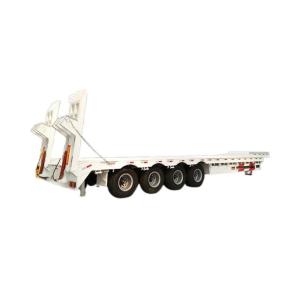 Wholesale Wabco Relay Valve Equipped 4-Axle Front-Mounted Low-Bed Semi-Trailer for Heavy Haulage from china suppliers