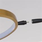 Residential Spray Paint Sand Black LED Ceiling Light 6500k Cri80