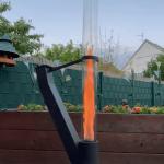 Biomass Pellet Burning Stove Garden Patio Heater Portable Modern Wood Stoves