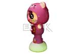 45MM Space Capsule Coin Operated Machine Automatic Out Candy / Bounce Ball