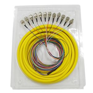 Wholesale 0.9mm 12F Fiber Optic Pigtail Splicing LSZH Fiber Breakout Cable from china suppliers