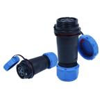 Threaded Coupling Waterproof Plastic Connector SP17 SP21 Nylon 66 10mm Cable