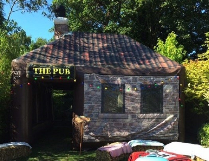 Durable Gallery Inflatable Tent Waterproof Cube Inflatable Pub