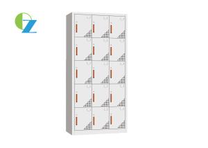 Wholesale 5 Tier 3 Wide Steel Office Lockers For Employee 15 Door Steel Locker from china suppliers