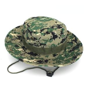 Wholesale Military Camouflage Mesh Boonie Bucket Cap For Hunting Hiking Climbing from china suppliers