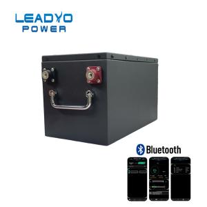 Wholesale Metal Case Bluetooth Lithium Battery Deep Cycle Lifepo4 Battery Pack 12V 100ah from china suppliers