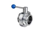 Wafer And Lug Butterfly Stainless Steel Sanitary Valves Corrosion Resistance