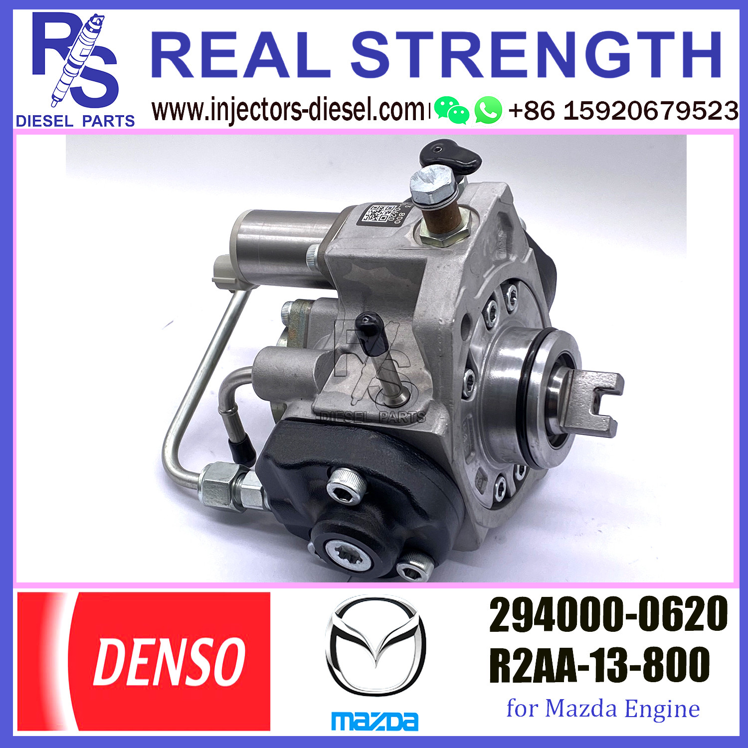 DENSO 294000-0620 R2AA-13-800 Common Rail Diesel Pump 294000-0620 for Mazda engine R2AA13800