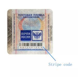 Wholesale Fluorescent Custom Security Stickers Cigarette Excise Tax Stamping Label from china suppliers