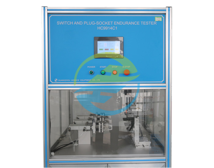 Linear Stroke 100mm 3-Station Switch And Plug Socket Life Tester IEC Compliant Test Equipment