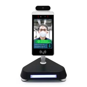 Wholesale 8 inch Desktop Stand Face Recognition Temperature Measurement Temperature Detector Device from china suppliers