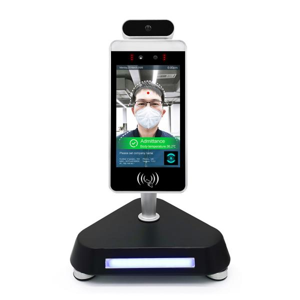 8 inch Desktop Stand Face Recognition Temperature Measurement Temperature