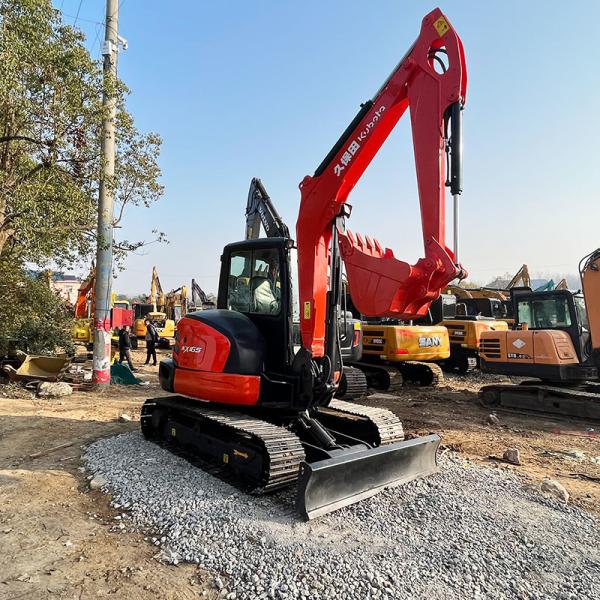 Kubota KX165 Used Rubber Tracked Excavators 6.5 Ton Used Kubota 165 Middle