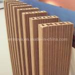 Outdoor Flooring Decoration Customized 75mm*25mm Wood Plastic Composite WPC