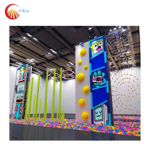 Wholesale Trampoline Park Fun Walls Rock Climbing Indoor ROHS Certified For Kids from china suppliers