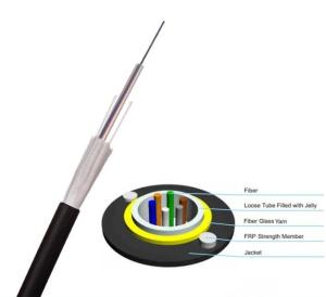 Wholesale GYFXTY Glass Yarn Armored Uni-Loose Tube All Dielectric Optical Fiber Cable from china suppliers