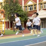 IAAF Standard Rubber Safety Tiles Natural Environmental Protection Rubber