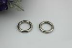 Wholesale gold color handbag hardware zinc alloy 16mm round shape metal spring