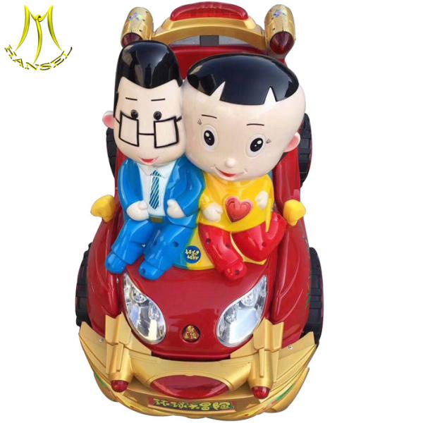 Hansel high quality small bear rides kids indoor coin operated rides for park