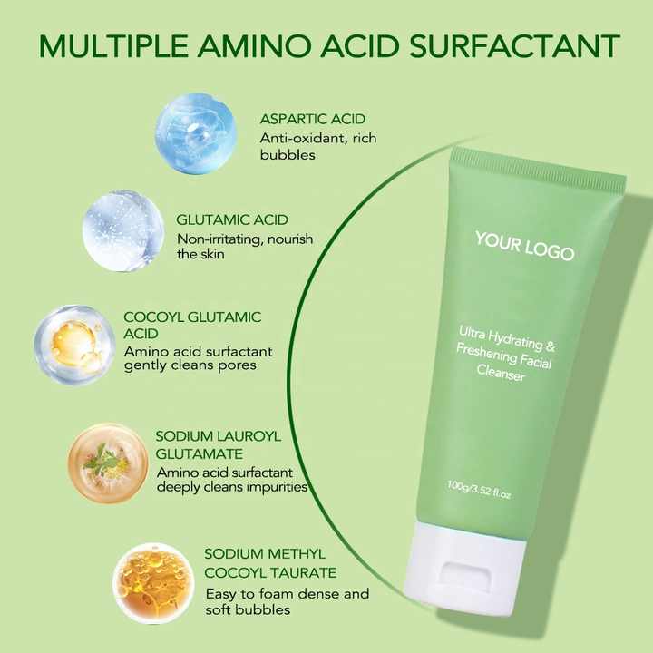 Facial Cleanser for Men and Women Deep Cleansing Shrinking Pores Moisturizing and Moisturizing Face Wash