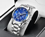 19cm Stainless Steel Quartz Watch For Ladies Waterproof 3BAR 10 ATM