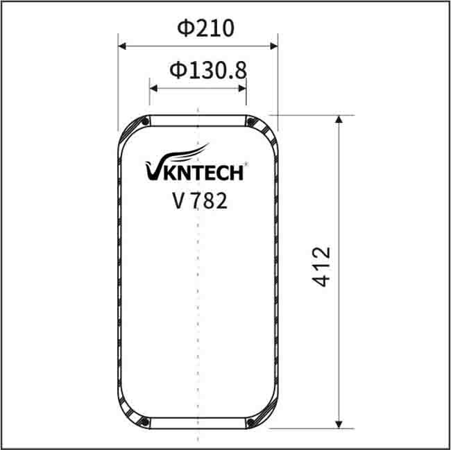 9013 782N Contitech 1S270-25C Air Spring Air Bags VKNTECH V782 REPLACE FIRESTONE W01-095-0197 VKNTECH V782