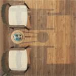Imitation Solid Wood Texture Full Body Modern Wooden Grain Floor Tiles Non Slip