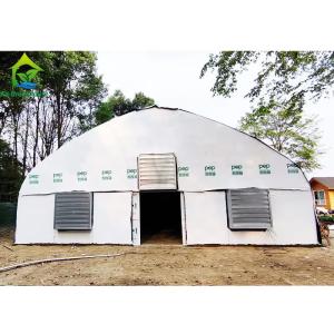 Wholesale Black White Film Single Span Small Tunnel Custom Light Deprivation Greenhouse from china suppliers