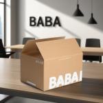 White Ink Moving Packaging Kraft Corrugated Cardboard Shipping Cartons for