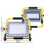 Aluminum House 100W Emergency Work Light Three Speed Mode IP65