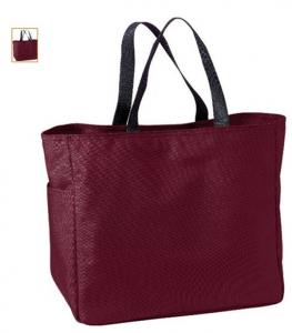 China Wine Red Recycle Girls Large Microfiber Womens Tote Bags with Hot Transfer Printing on sale