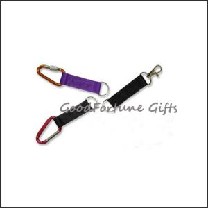 Wholesale printed logo customed promotion mug carabiner lanyard keychain gift from china suppliers