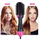 220V Hair Dryer Brush Round Blow Dryer 3 In 1 Straightening Hot Air Brush Anti