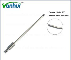 Wholesale ISO13485 Orthopedic Surgery Instruments Type 2 Arthroscopic Shaver Planer Curved Blade from china suppliers