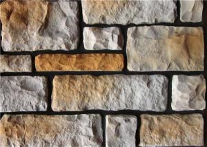 Wholesale Colorful Artificial Wall Stone For Interior / Exterior Wall Decoration Irregular Size from china suppliers