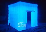 8'x8' portable cube tube Led inflatable photo booth for wedding events or