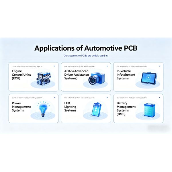 Customized FR 4 Automotive PCB Assembly High Temperature Resistance