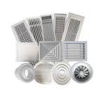 Ventilation ABS Central Air Conditioning Outlet IP44 Waterproof