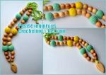 Rainbow nursing necklace, Nursing necklTeething necklace, Breastfeeding Necklace
