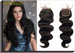 14 Inch / 16 Inch Natural Black Weft 100% Virgin Loose Wave Human Hair Shedding
