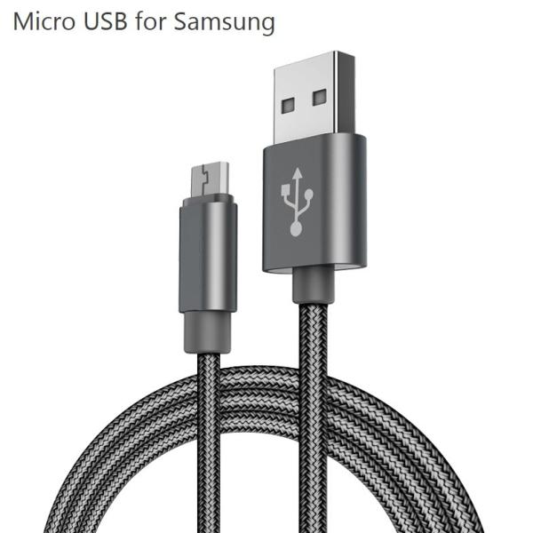 OEM Durable Copper Cord Android mobile phone Nylon braided Fast Quick Charge