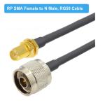 RF Coaxial Automotive Wiring Harness RG-58 Coaxial Cable N Type To SMA 15cm 50cm