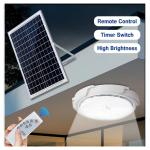 Professional Modern Solar Powered Outdoor Ceiling Light Dustproof