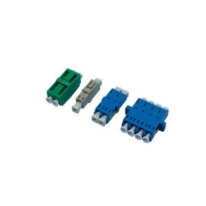 Wholesale Color Coded Female To Female LC To LC Fiber Adapter Plastic With Flange And Flangeless from china suppliers